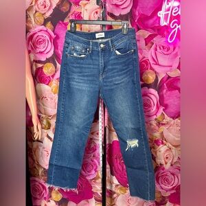 Pistola Dark Blue Distressed Skinny Jeans